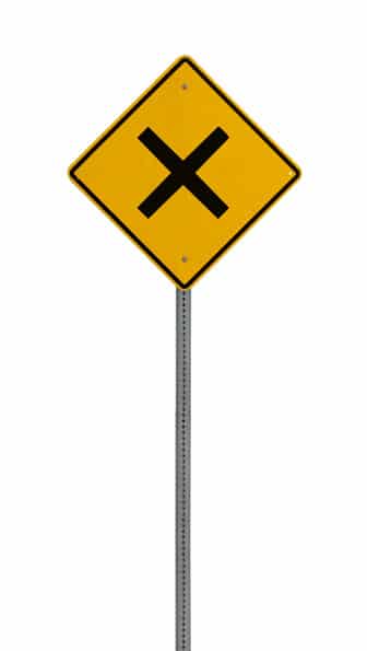 yellow road warning sign - image licensed from Photodune