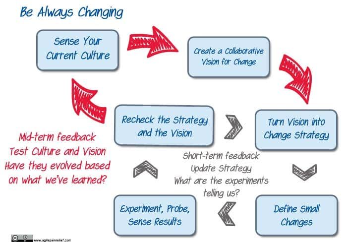 Be Always Changing - image by Agile Pain Relief Consulting