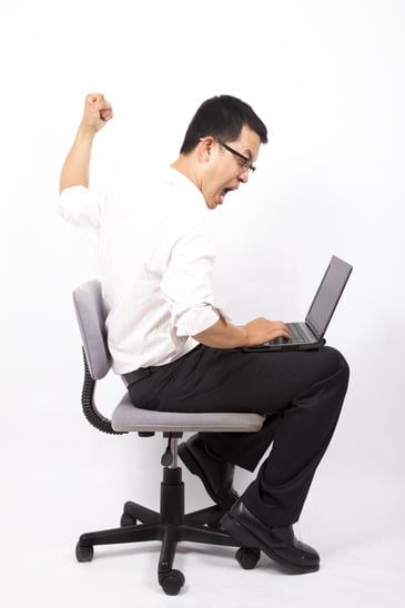 business man angry for computer crash - licensed from Photodune