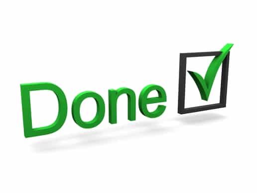 Done image licensed from Photodune