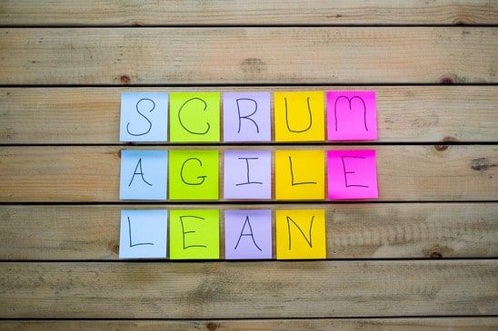 Scrum Agile Lean Sticky Notes - image licensed from Photodune