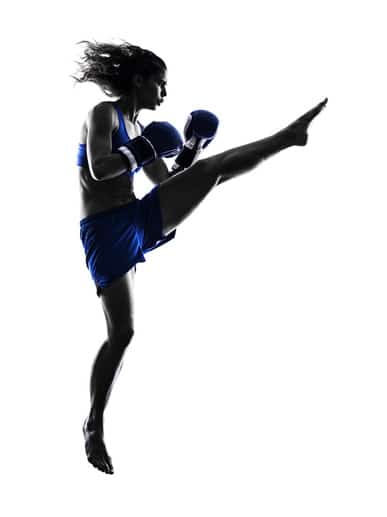 woman boxer boxing kickboxing  - image licensed from Photodune