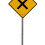 yellow road warning sign - image licensed from Photodune