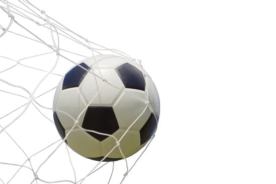 soccer ball in net - image licensed from Photodune