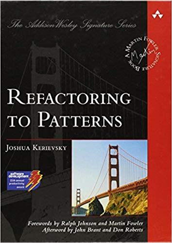 Refactoring to Patterns by Joshua Kerievsky - book cover