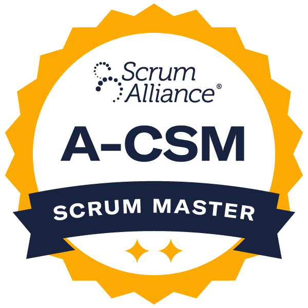 Advanced Certified ScrumMaster Scrum Alliance seal