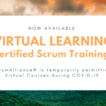 live, instructor-led online (aka virtual) Scrum training