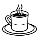 icon of a coffee mug