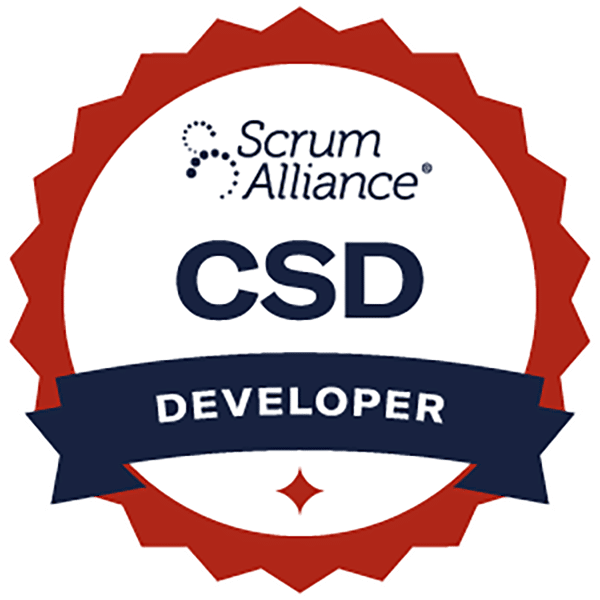 Certified Scrum Developer Scrum Alliance seal
